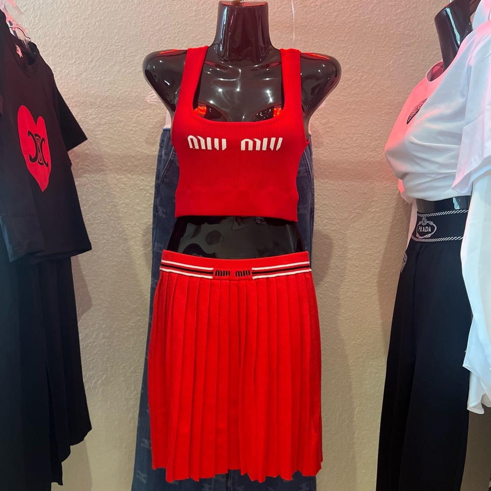 Set de falda corta